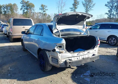 2012 Toyota Corolla Le z USA, uszkodzony, nr VIN 5YFBU4EE1CP025900